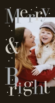 Festive Letters Frame