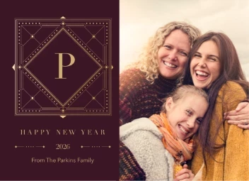 Gold Vintage Monogram