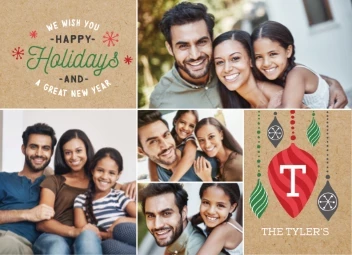 Collage Ornaments Monogram