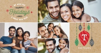 Collage Ornaments Monogram