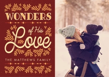 Wonders of His Love Floral