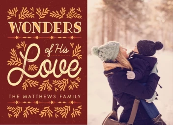 Wonders of His Love Floral