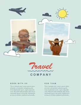 Playful Illustration Travel