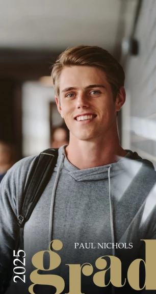 Serif Overlay Grad Announcement