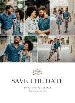 Classic Romantic Save The Date