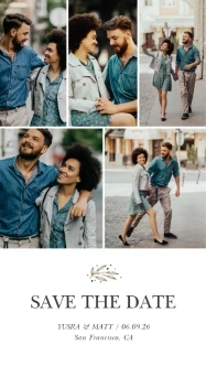 Classic Romantic Save The Date