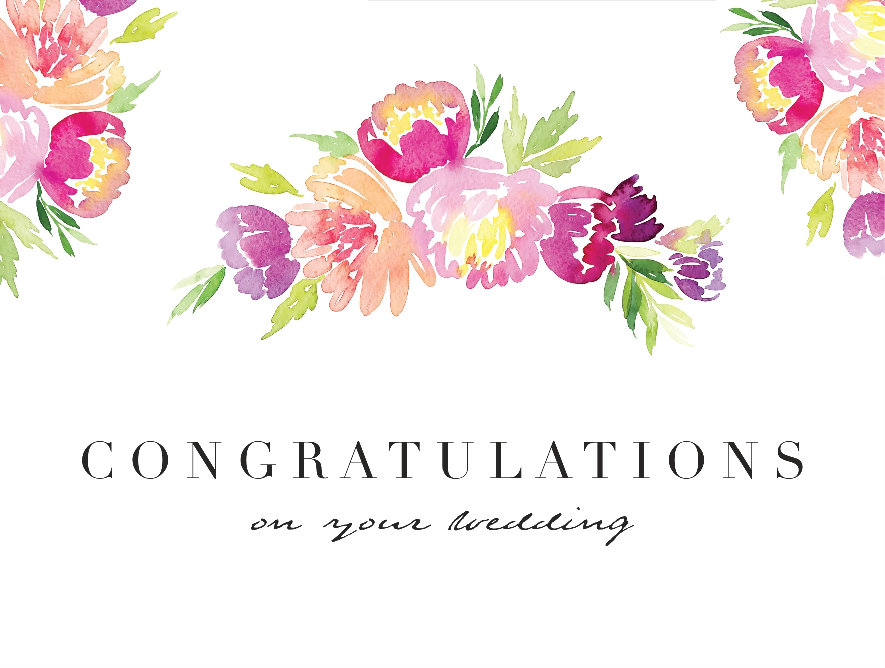Watercolor Bouquet
