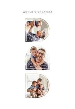 Dad Cutout Frame