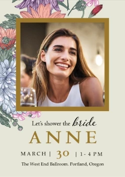 Pastel Flowers Framed