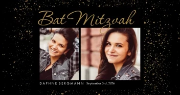 Duo Photo Bat Mitzvah