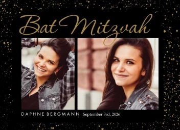 Duo Photo Bat Mitzvah