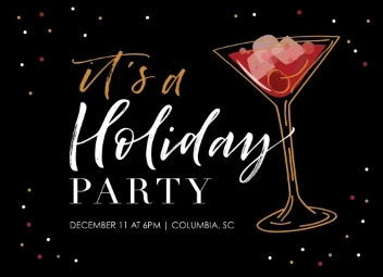 Christmas Martini Glass