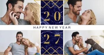 Triangle Sparkle New Year