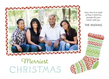 Holiday Stocking Illustration