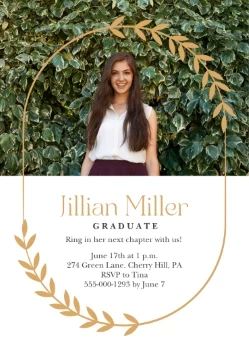 Plant Arch Graduation Party