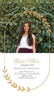 Plant Arch Graduation Party