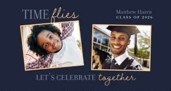 Time Flies Invitation