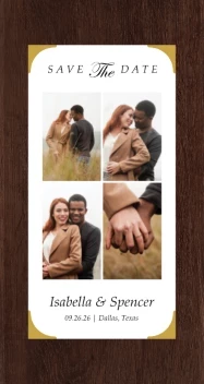 Watercolor Gold Corners