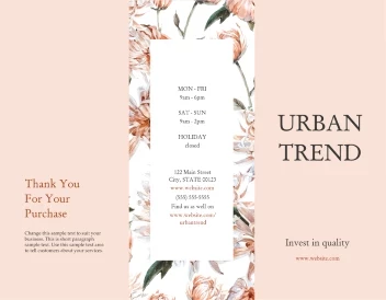 Floral Pastel Boutique