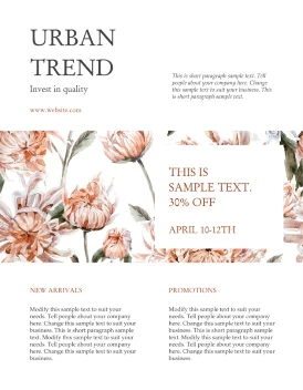 Floral Pastel Boutique