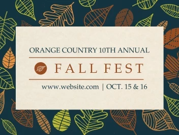 Doodle Leaves Fall Fest