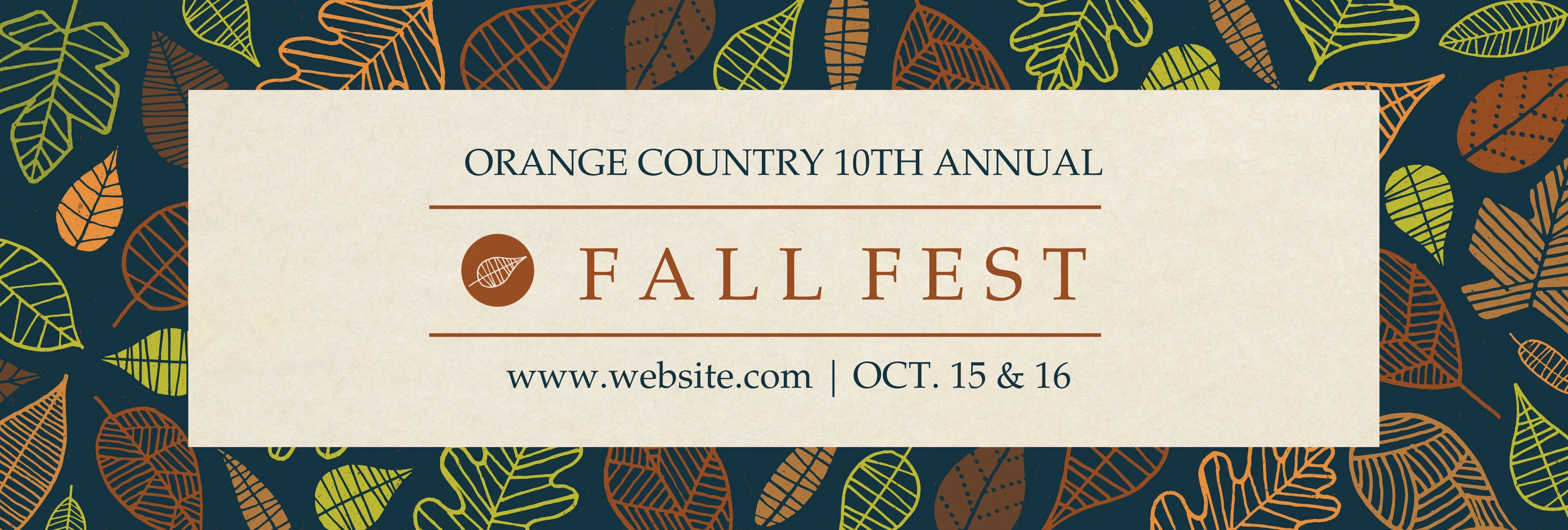 Doodle Leaves Fall Fest
