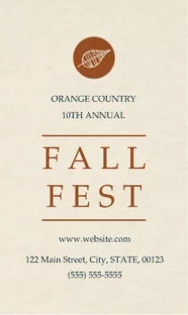 Doodle Leaves Fall Fest