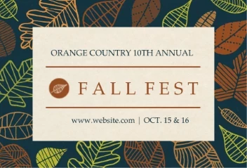 Doodle Leaves Fall Fest