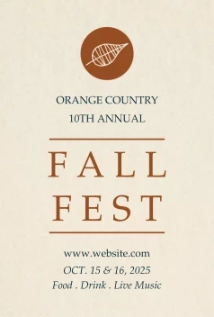 Doodle Leaves Fall Fest