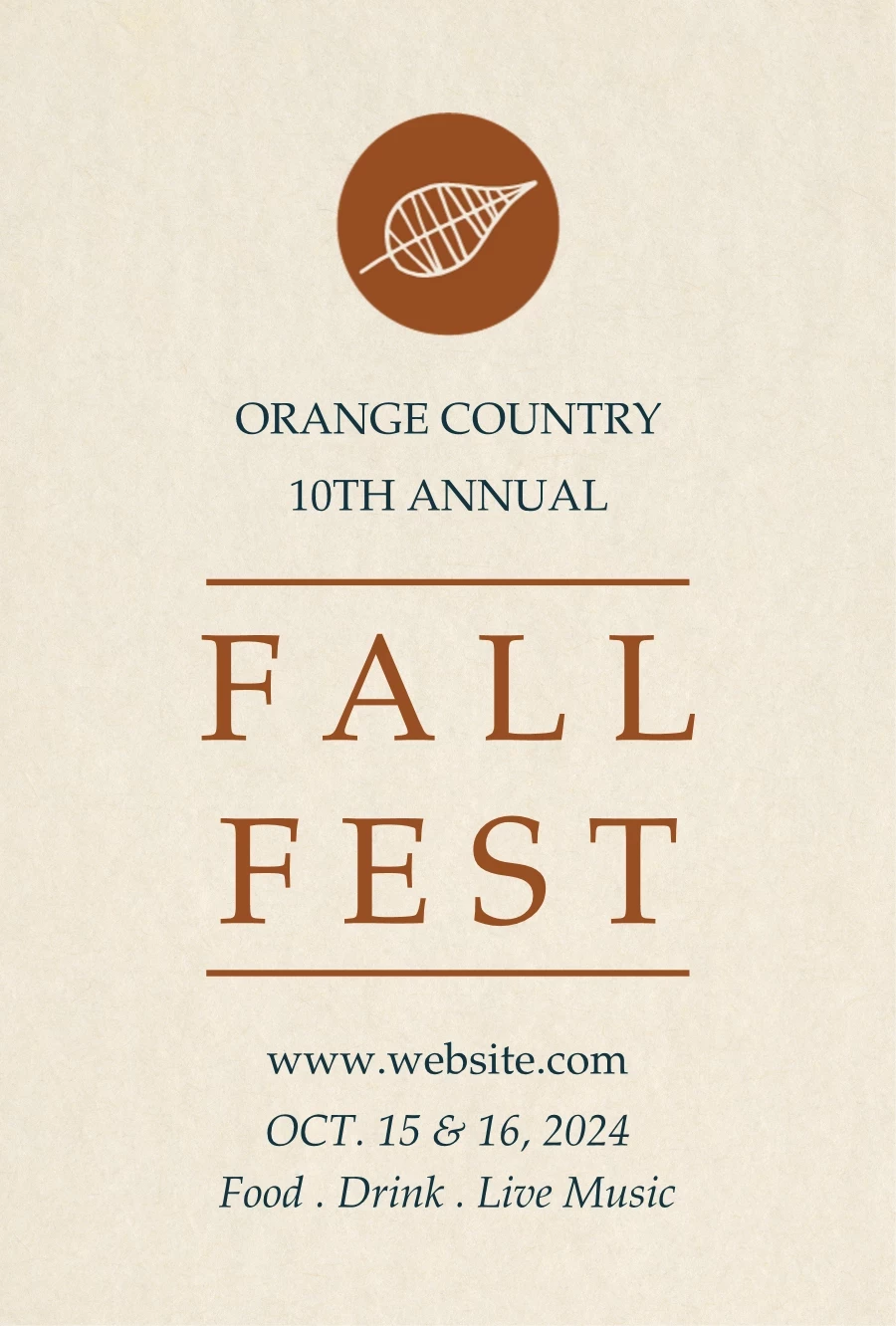 Doodle Leaves Fall Fest