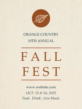 Doodle Leaves Fall Fest