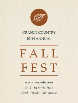 Doodle Leaves Fall Fest