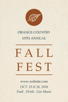 Doodle Leaves Fall Fest