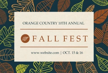 Doodle Leaves Fall Fest