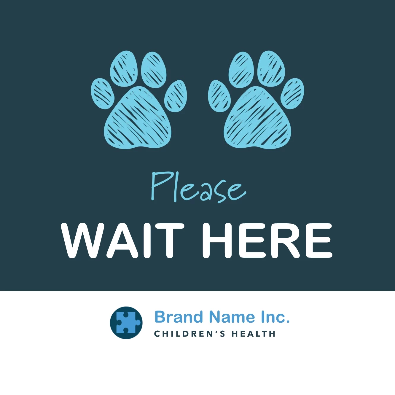Paws Wait Here