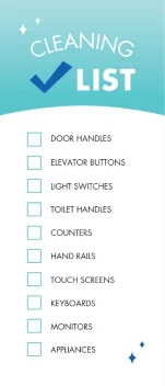 Cleaning Checklist Sparkles