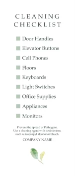 Eco Cleaning Checklist