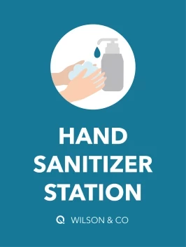 Hand Sanitizer Station