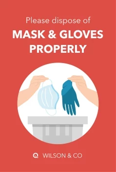 Gloves and Masks Disposal