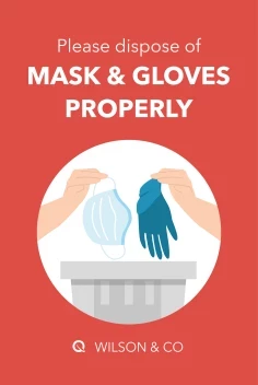 Gloves and Masks Disposal
