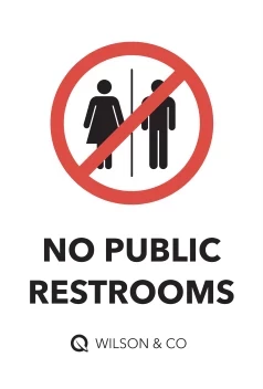 No Public Restrooms