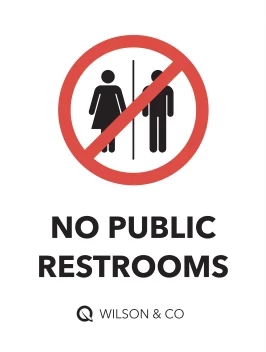 No Public Restrooms