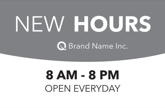 New Hours