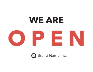We Are Open
