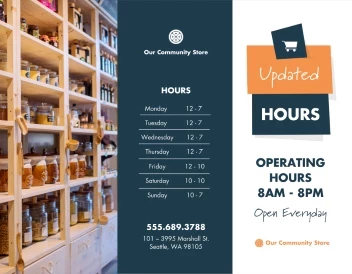 New Business Hours Retail