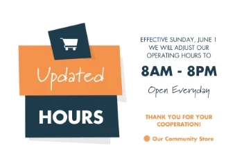 New Business Hours Retail