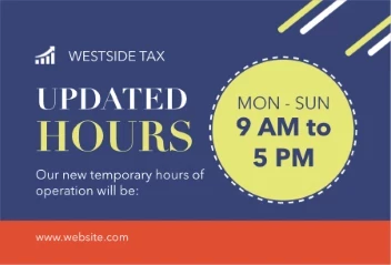 New Hours Megaphone