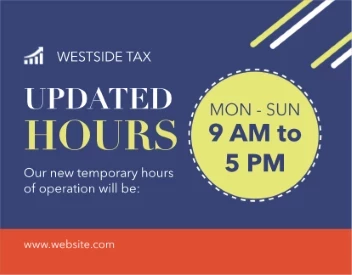 New Hours Megaphone