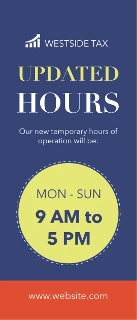 New Hours Megaphone