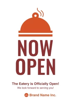 Now Open Restaurant